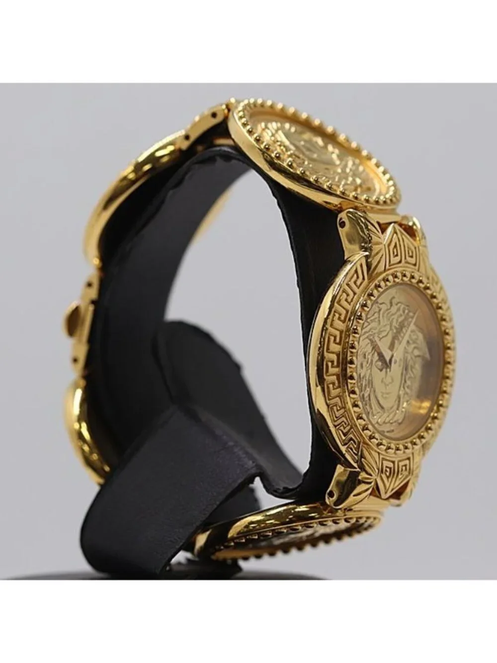 Versace Gianni Medusa Coin Watch Gold Dial